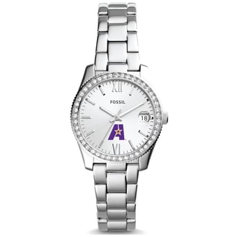 Women's Fossil  Silver LSUA Generals Scarlette Mini Three-Hand Date Watch