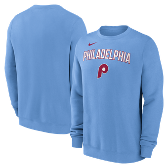 Men's Nike Light Blue Philadelphia Phillies Vintage Club Sweatshirt