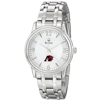 Men's Bulova  Silver Albright Lions Stainless Steel Quartz Watch