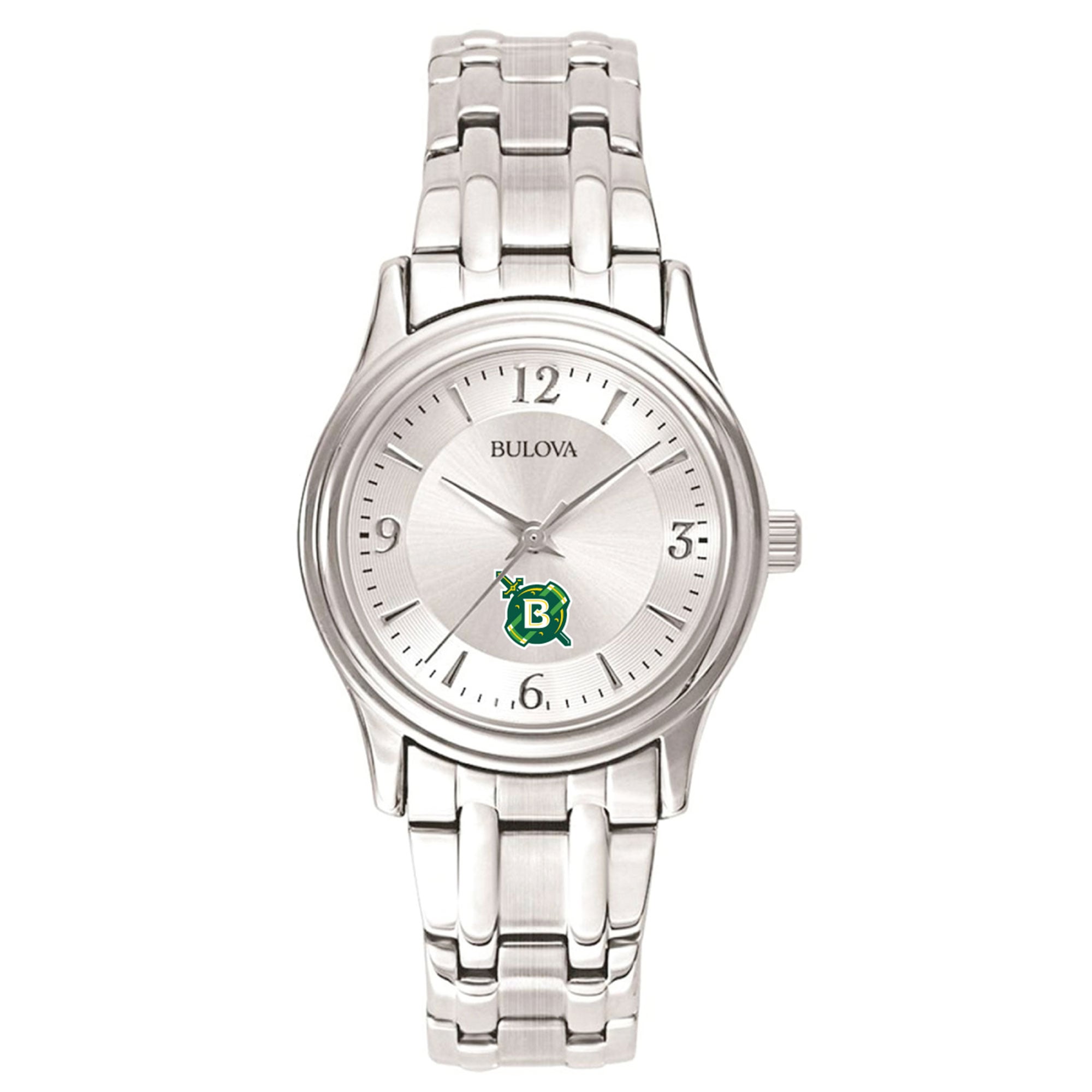 Women's Bulova  Silver Belhaven Blazers Silver-Tone Dial Stainless Steel Quartz Watch