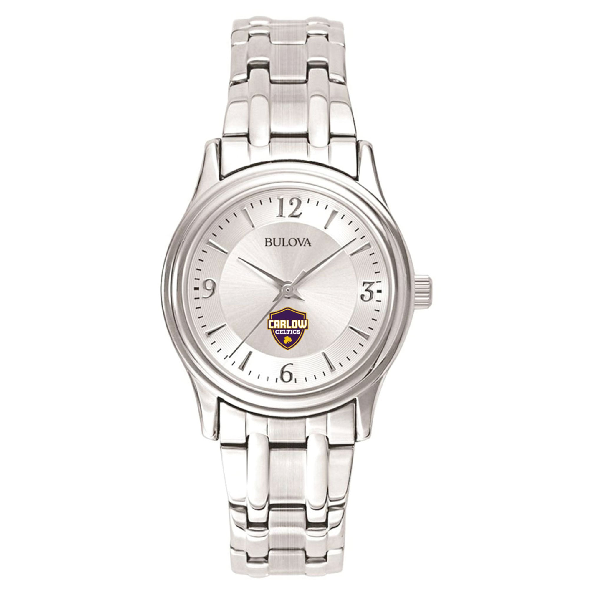 Women's Bulova  Silver Carlow University Celtics Silver-Tone Dial Stainless Steel Quartz Watch