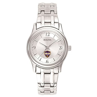 Women's Bulova  Silver Carlow University Celtics Silver-Tone Dial Stainless Steel Quartz Watch