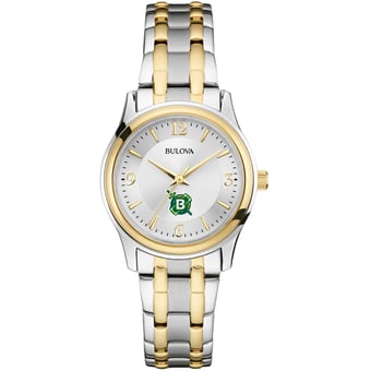 Women's Bulova  Silver/Gold Belhaven Blazers Two-Tone Stainless Steel Watch
