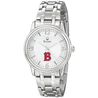 Men's Bulova  Silver Benedictine Eagles Stainless Steel Quartz Watch
