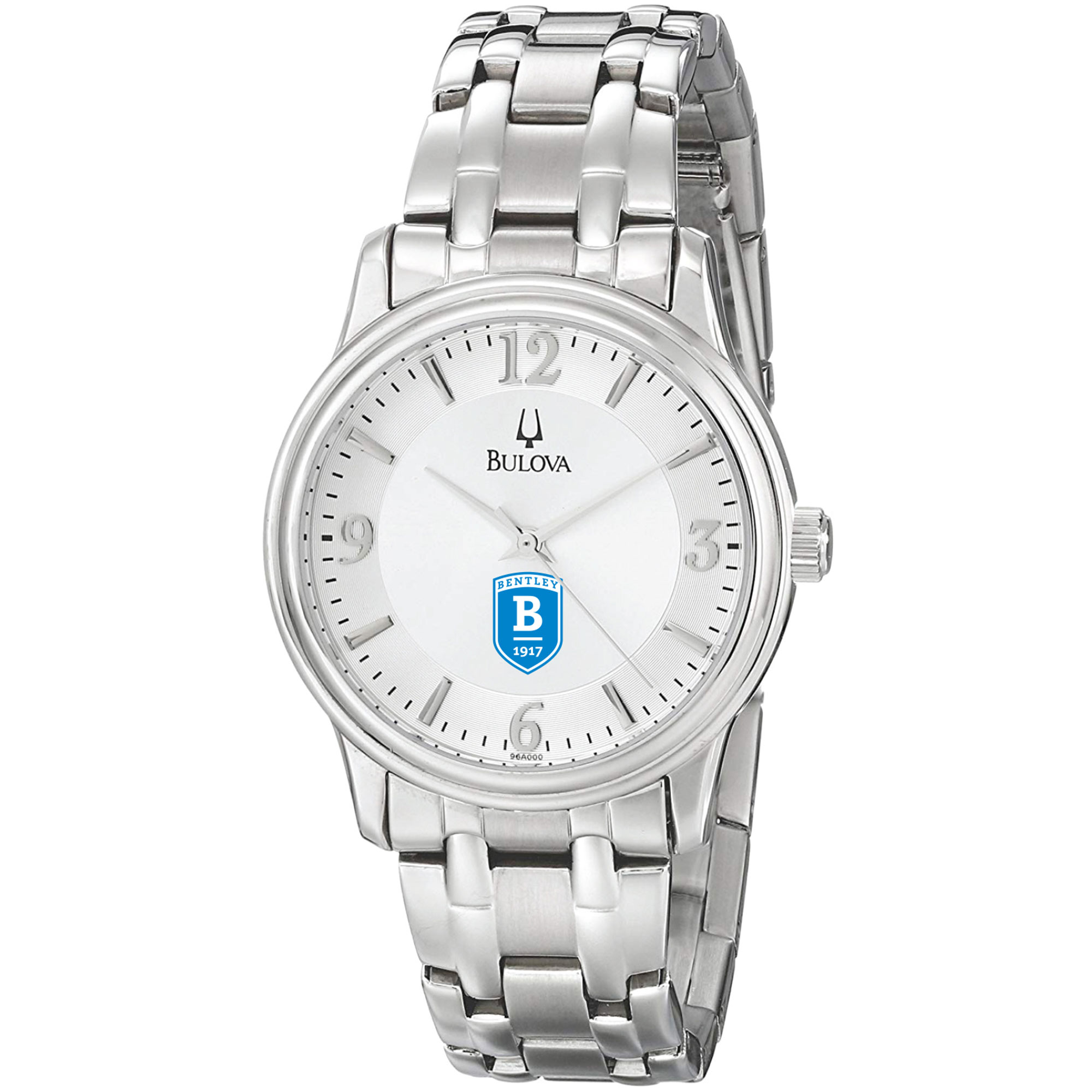 Men's Bulova  Silver Bentley Falcons Stainless Steel Quartz Watch