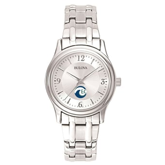 Women's Bulova  Silver Eckerd Tritons Silver-Tone Dial Stainless Steel Quartz Watch
