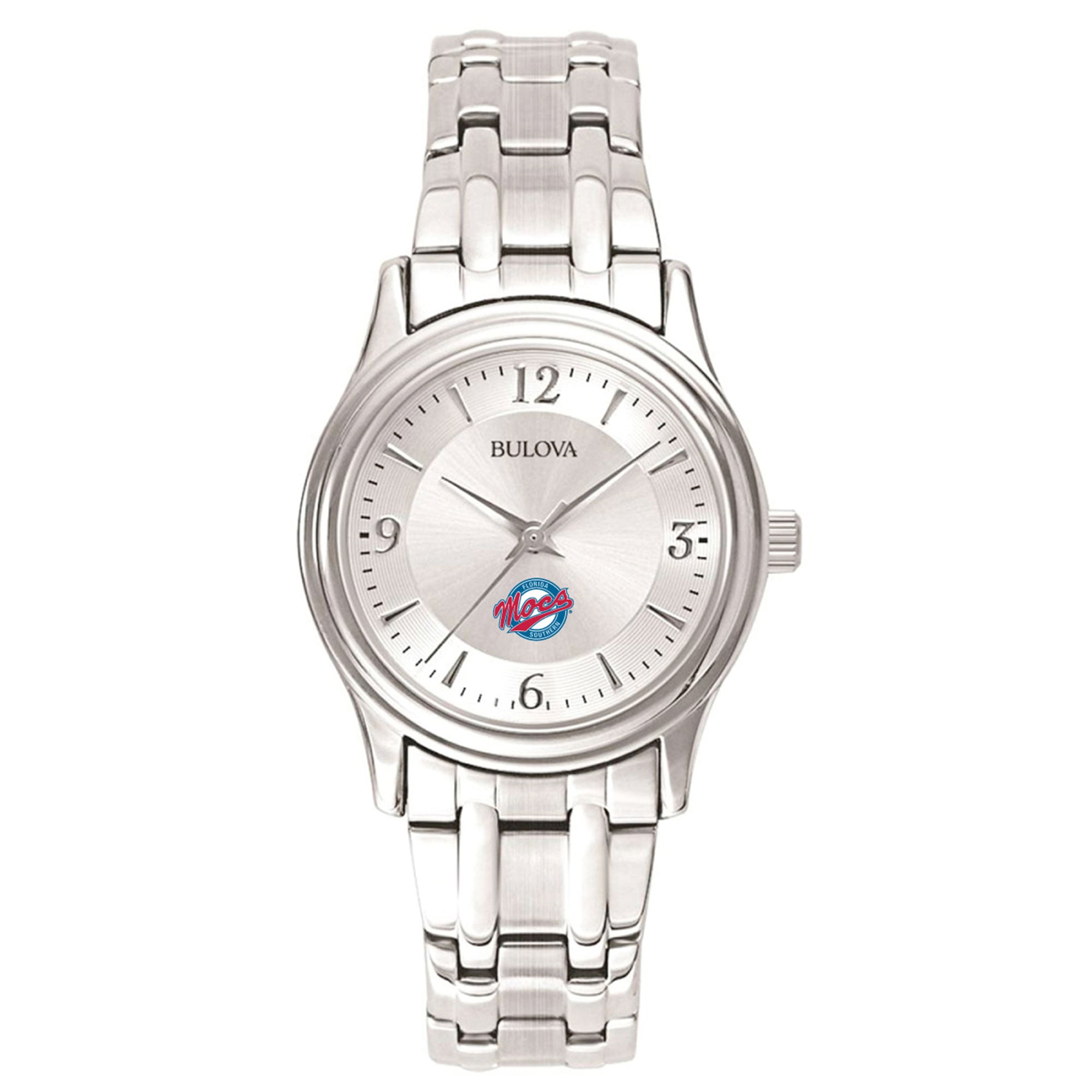 Women's Bulova  Silver Florida Southern Mocs Silver-Tone Dial Stainless Steel Quartz Watch