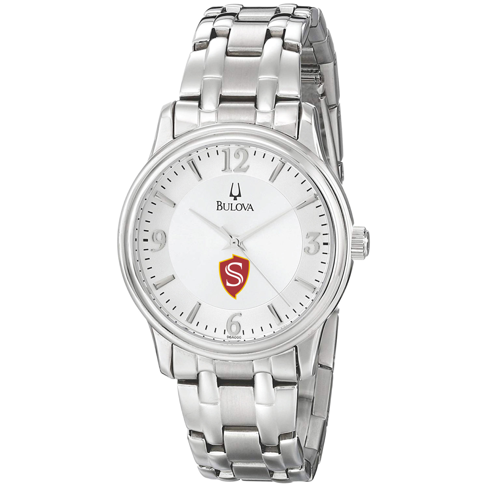 Men's Bulova  Silver Cal State Stanislaus Warriors Stainless Steel Quartz Watch