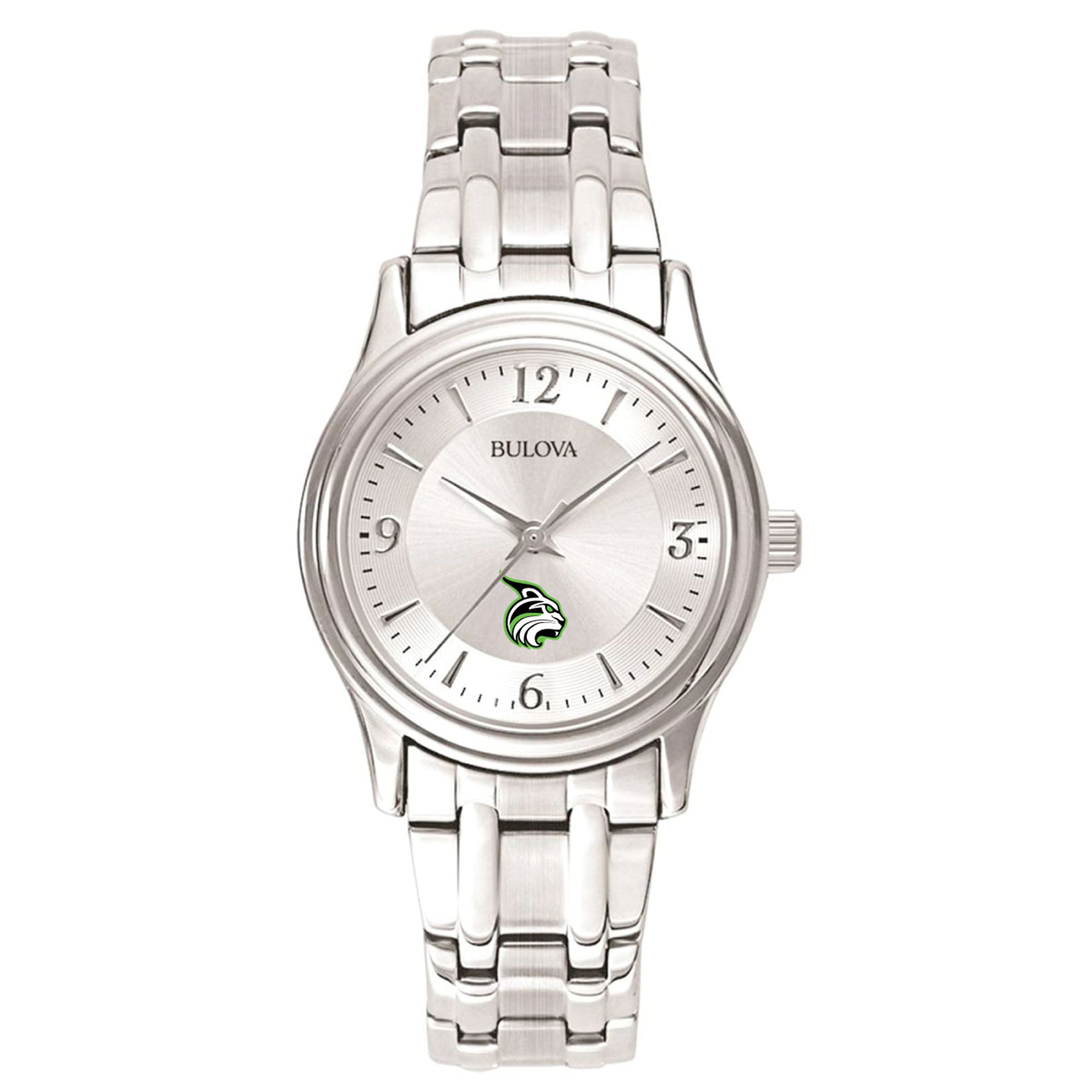 Women's Bulova  Silver Lesley Lynx Silver-Tone Dial Stainless Steel Quartz Watch