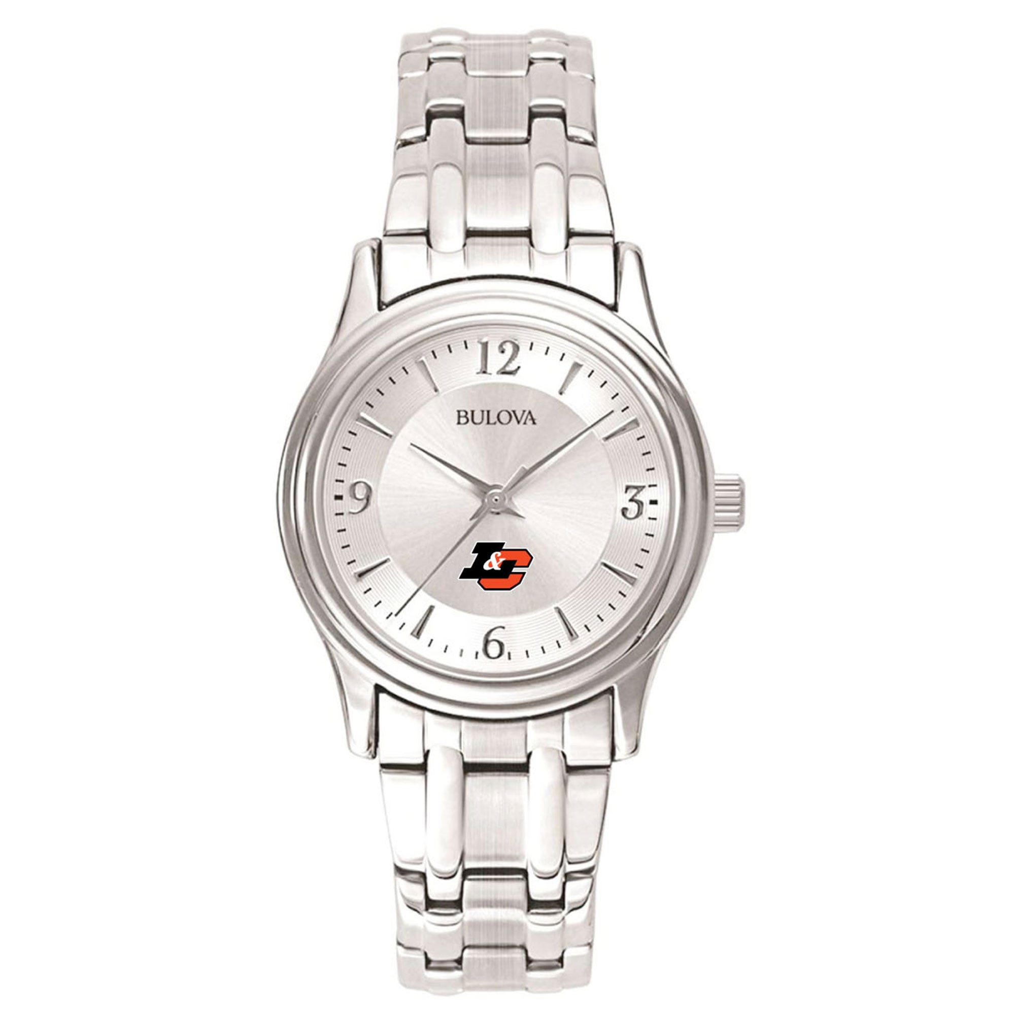 Women's Bulova  Silver Lewis & Clark College Pioneers Silver-Tone Dial Stainless Steel Quartz Watch