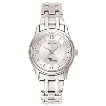 Women's Bulova  Silver Lindenwood Lions Silver-Tone Dial Stainless Steel Quartz Watch
