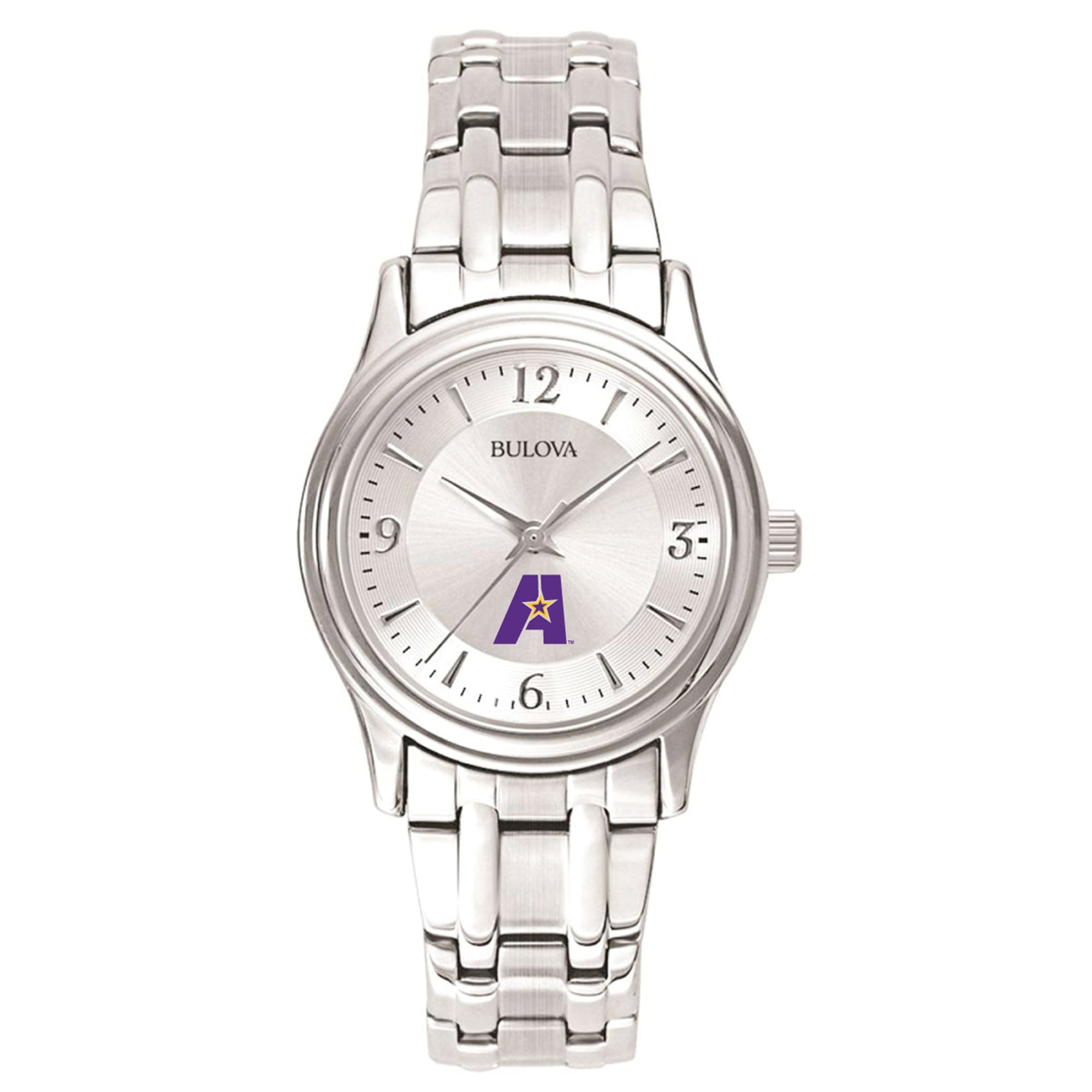Women's Bulova  Silver LSUA Generals Silver-Tone Dial Stainless Steel Quartz Watch