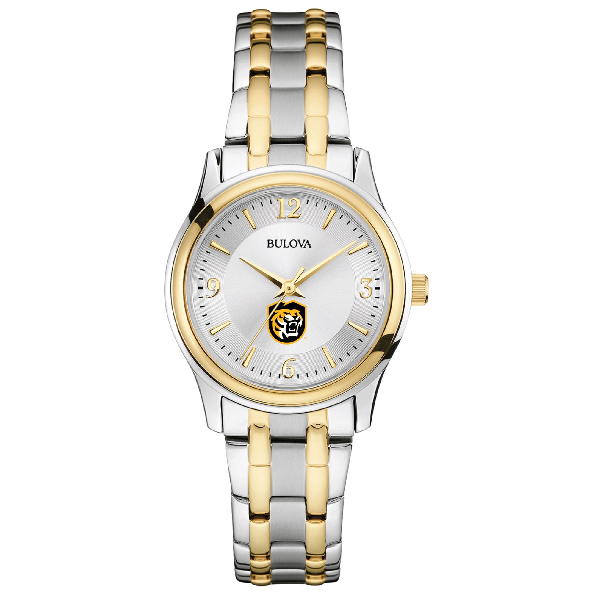Women's Bulova  Silver/Gold Colorado College Tigers Two-Tone Stainless Steel Watch