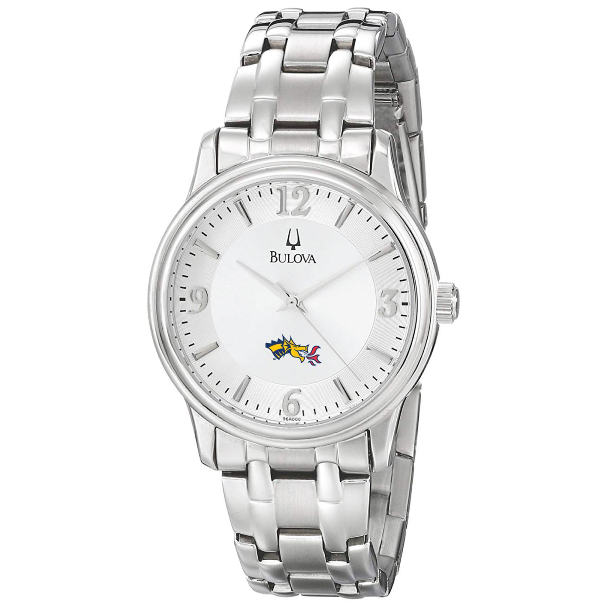 Men's Bulova  Silver Drexel Dragons Stainless Steel Quartz Watch