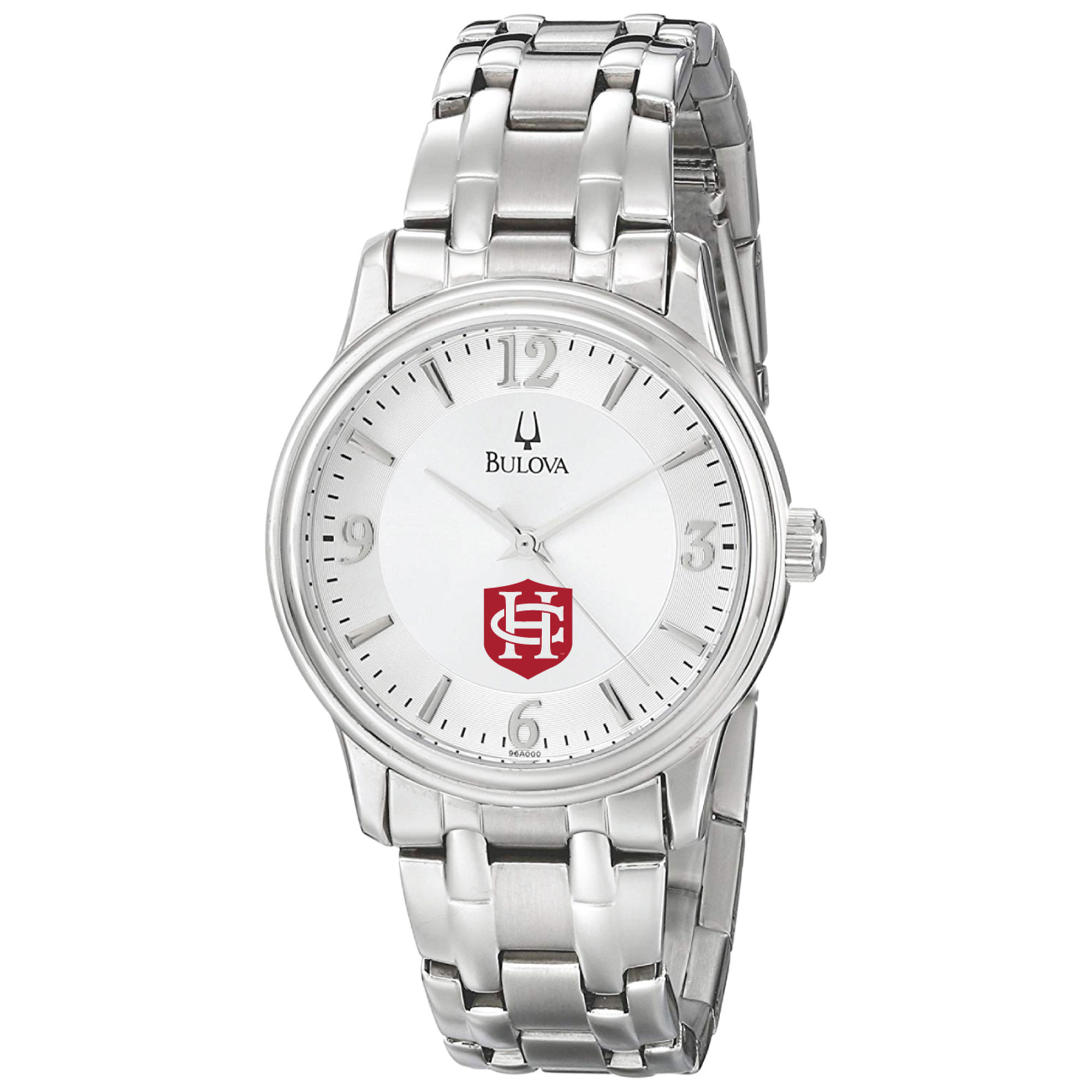 Men's Bulova  Silver Hanover Panthers Stainless Steel Quartz Watch