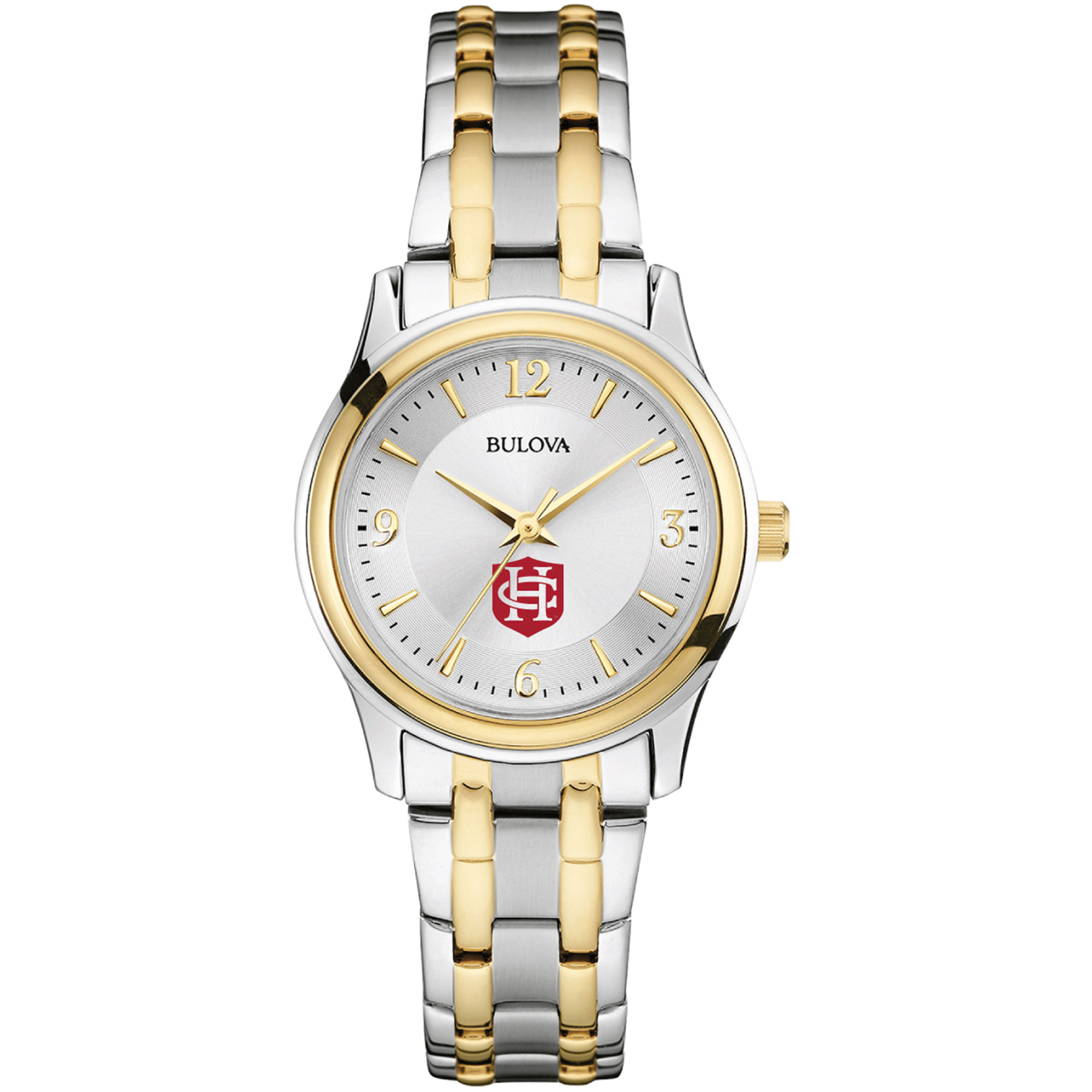 Women's Bulova  Silver/Gold Hanover Panthers Two-Tone Stainless Steel Watch