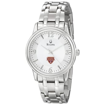 Men's Bulova  Silver Iona University Gaels Stainless Steel Quartz Watch