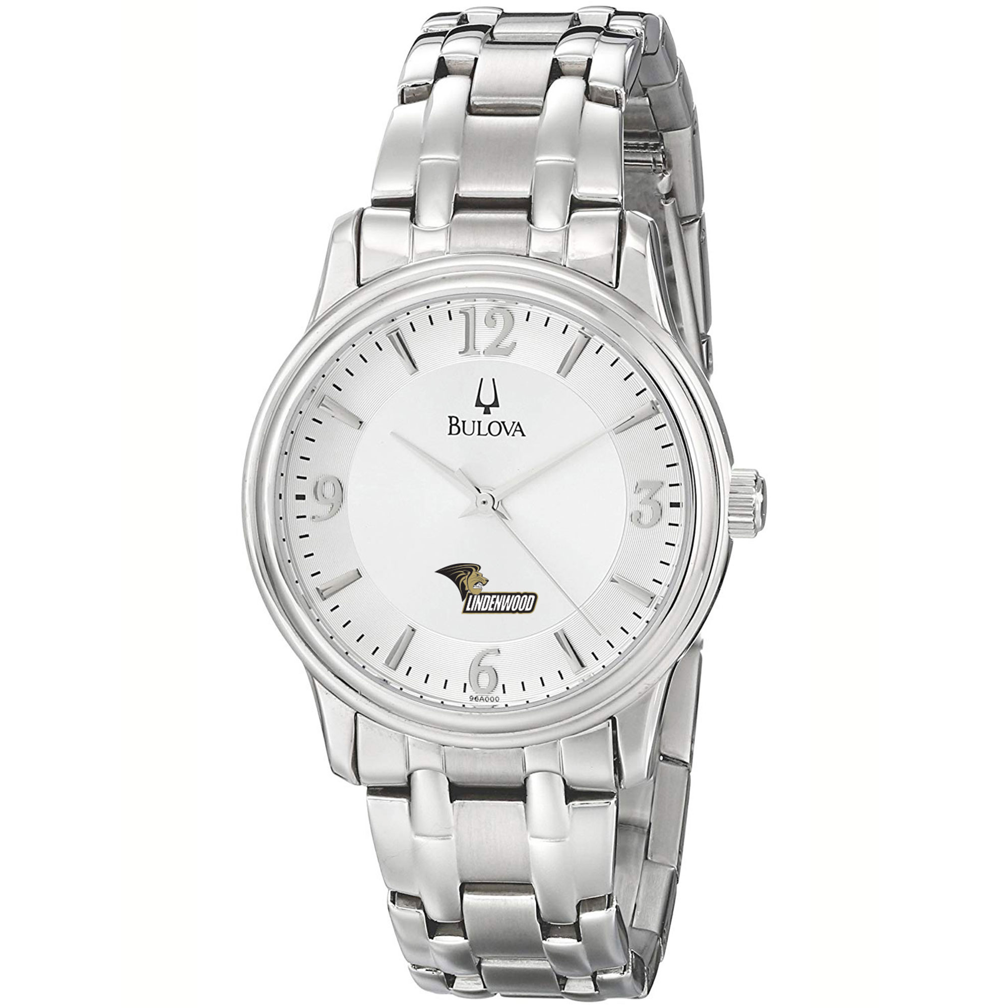 Men's Bulova  Silver Lindenwood Lions Stainless Steel Quartz Watch