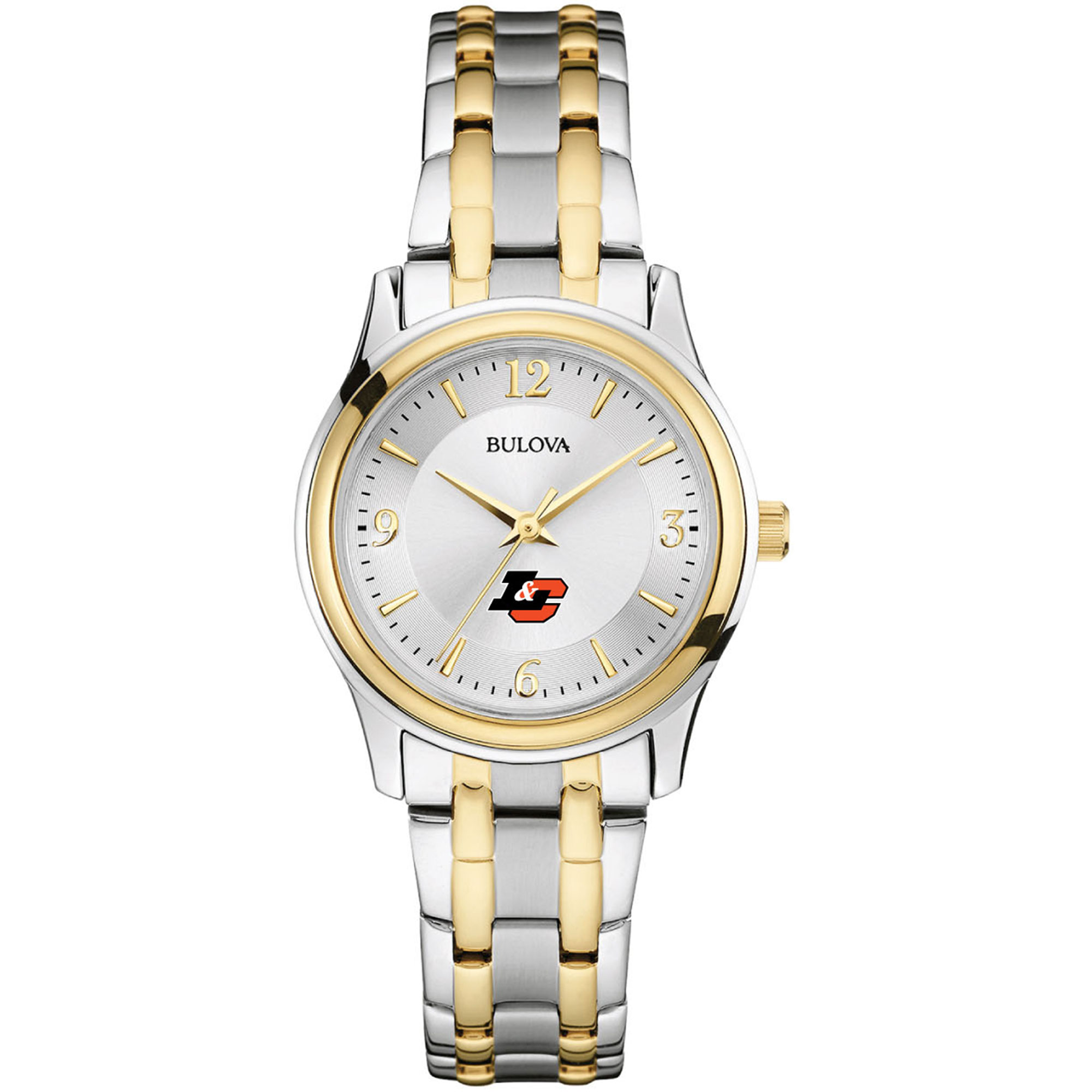Women's Bulova  Silver/Gold Lewis & Clark College Pioneers Two-Tone Stainless Steel Watch