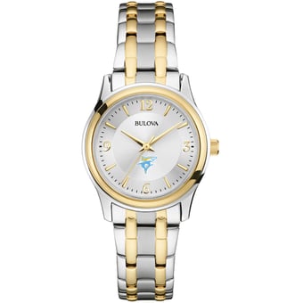 Women's Bulova  Silver/Gold LIU Sharks Two-Tone Stainless Steel Watch