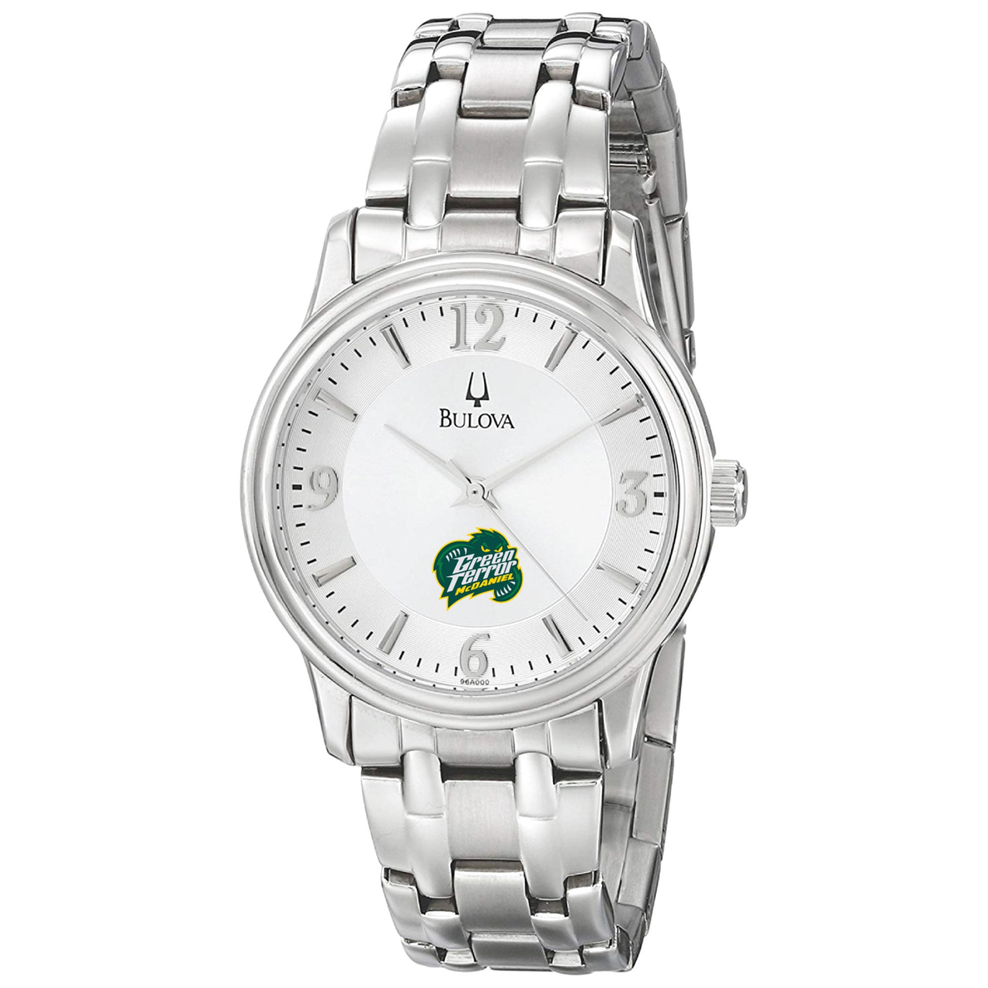 Men's Bulova  Silver McDaniel Green Terror Stainless Steel Quartz Watch