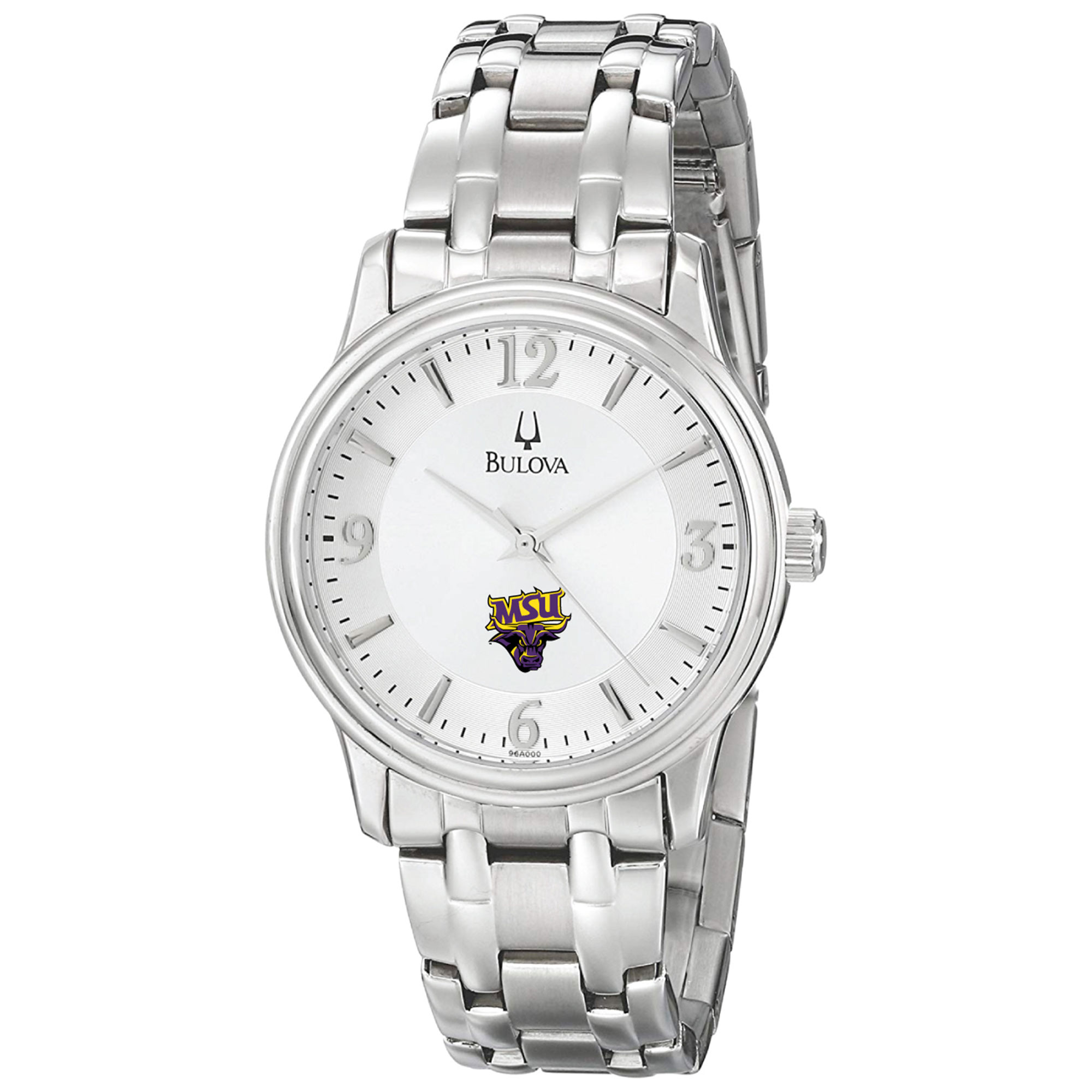 Men's Bulova  Silver Minnesota State Mavericks Stainless Steel Quartz Watch