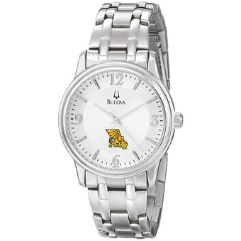 Men's Bulova  Silver Missouri Western State Griffons Stainless Steel Quartz Watch