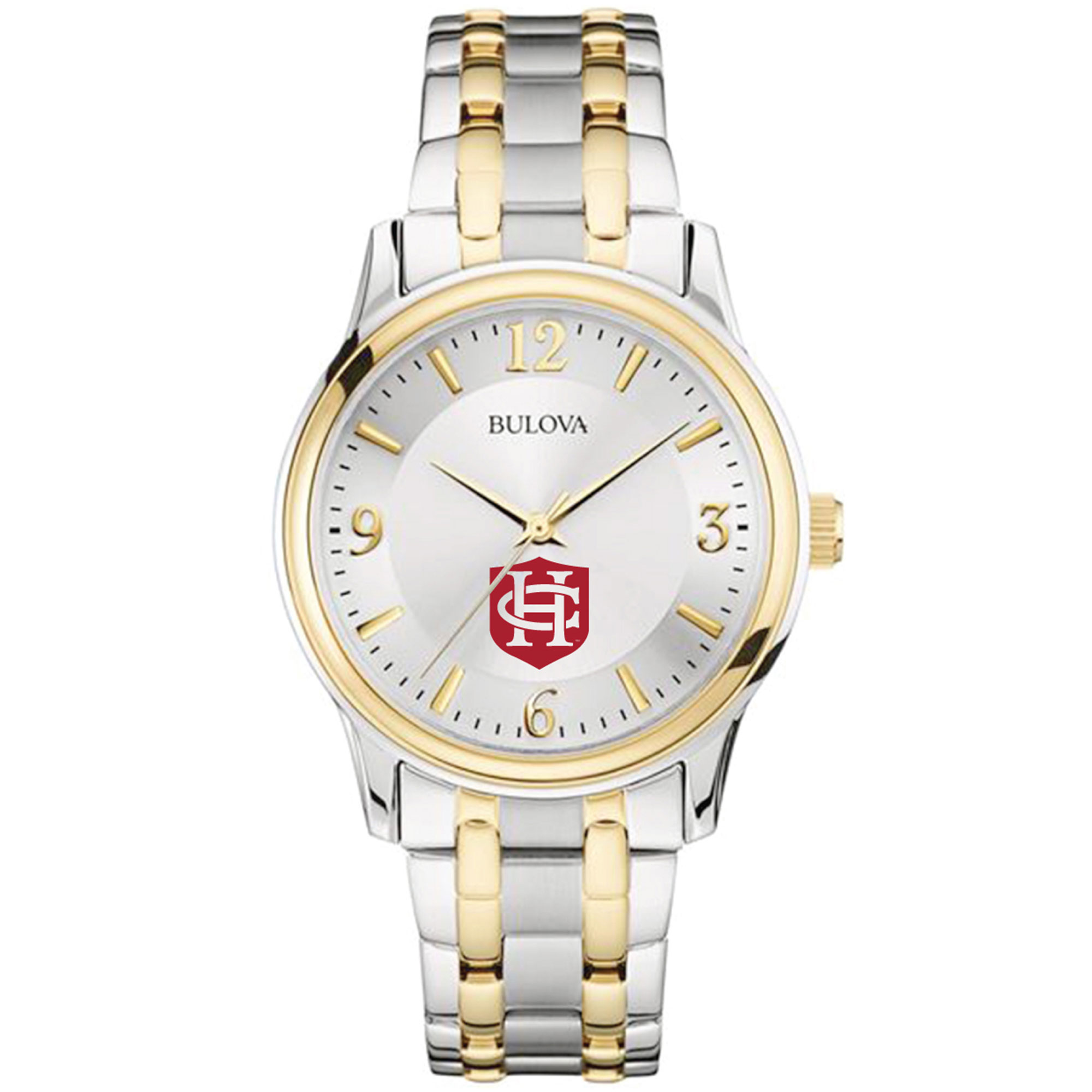Men's Bulova  Silver/Gold Hanover Panthers Two-Tone Stainless Steel Watch