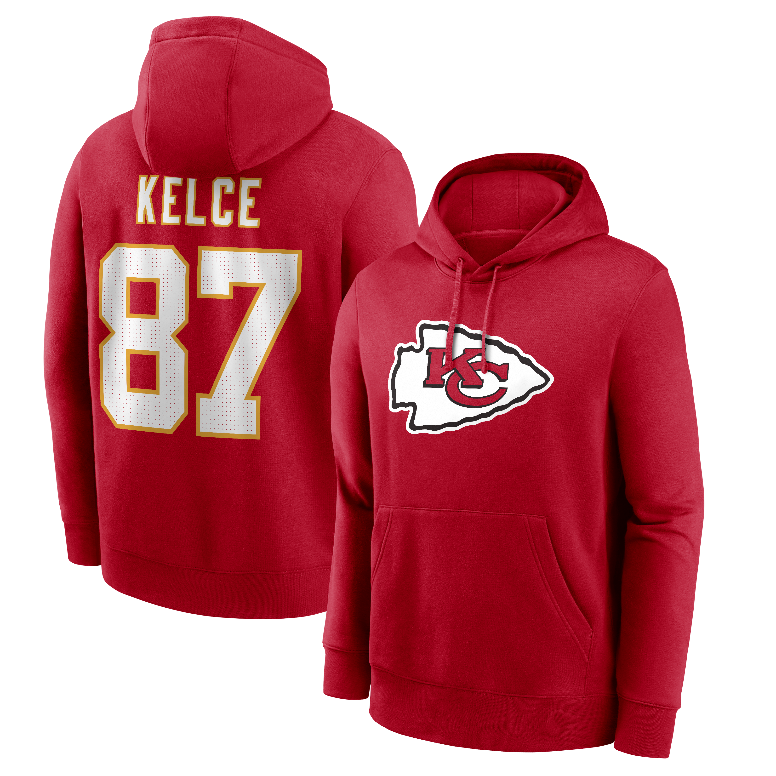 Men’s Nike Travis Kelce Red Kansas City Chiefs Name & Number Hoodie Men’s Nike Travis Kelce Red Kansas City Chiefs Name & Number Hoodie