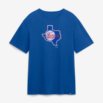 Men's Fanatics Royal Texas Rangers Vintage Logo Legacy T-Shirt