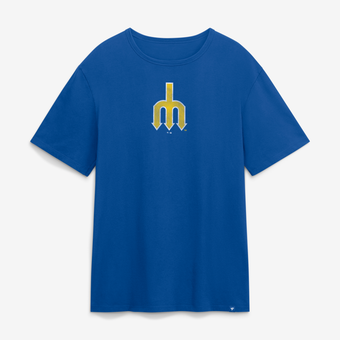 Men's Fanatics Royal Seattle Mariners Vintage Logo Legacy T-Shirt