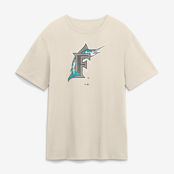 Men's Fanatics Tan Florida Marlins Alternate Logo Legacy T-Shirt