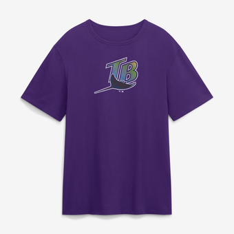 Men's Fanatics Purple Tampa Bay Rays Alternate Logo Legacy T-Shirt