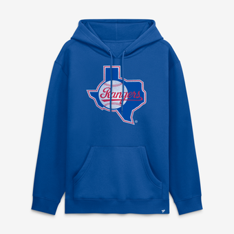 Men's Fanatics Royal Texas Rangers Heritage Hoodie