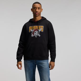 Men's Fanatics Black Pittsburgh Pirates Heritage Hoodie