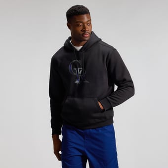 Men's Fanatics Black Colorado Rockies Heritage Hoodie