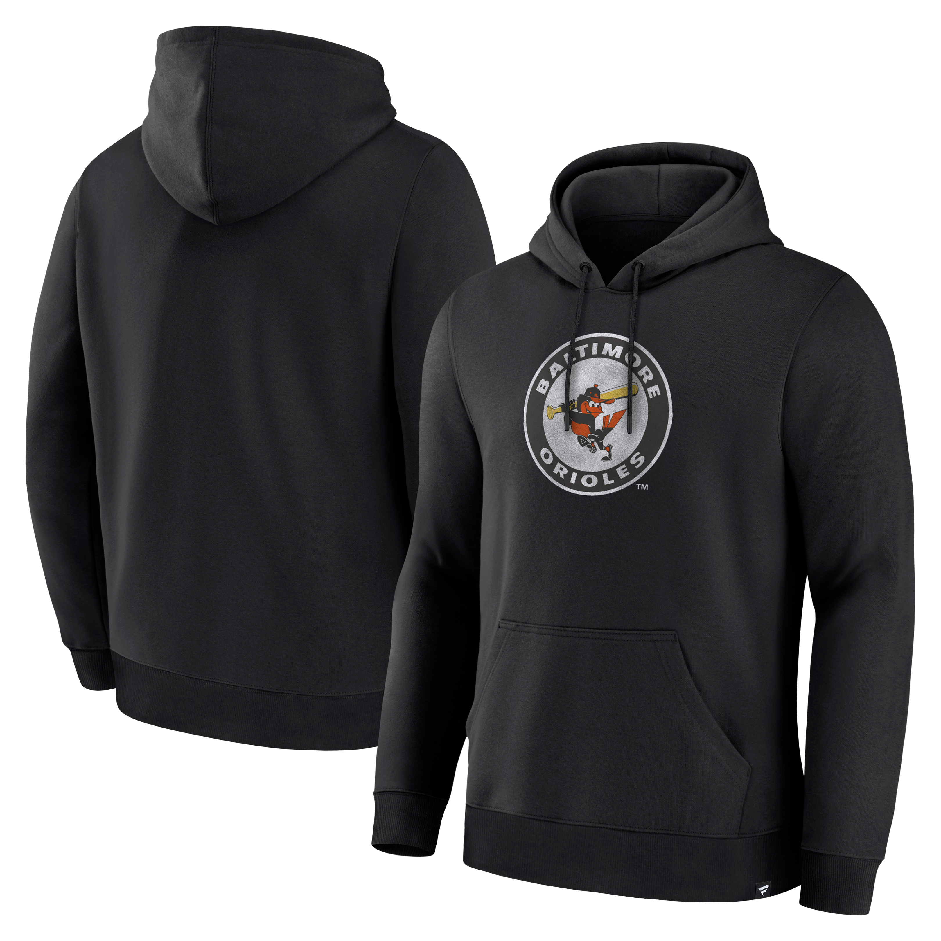Men's Fanatics Black Baltimore Orioles Heritage Hoodie