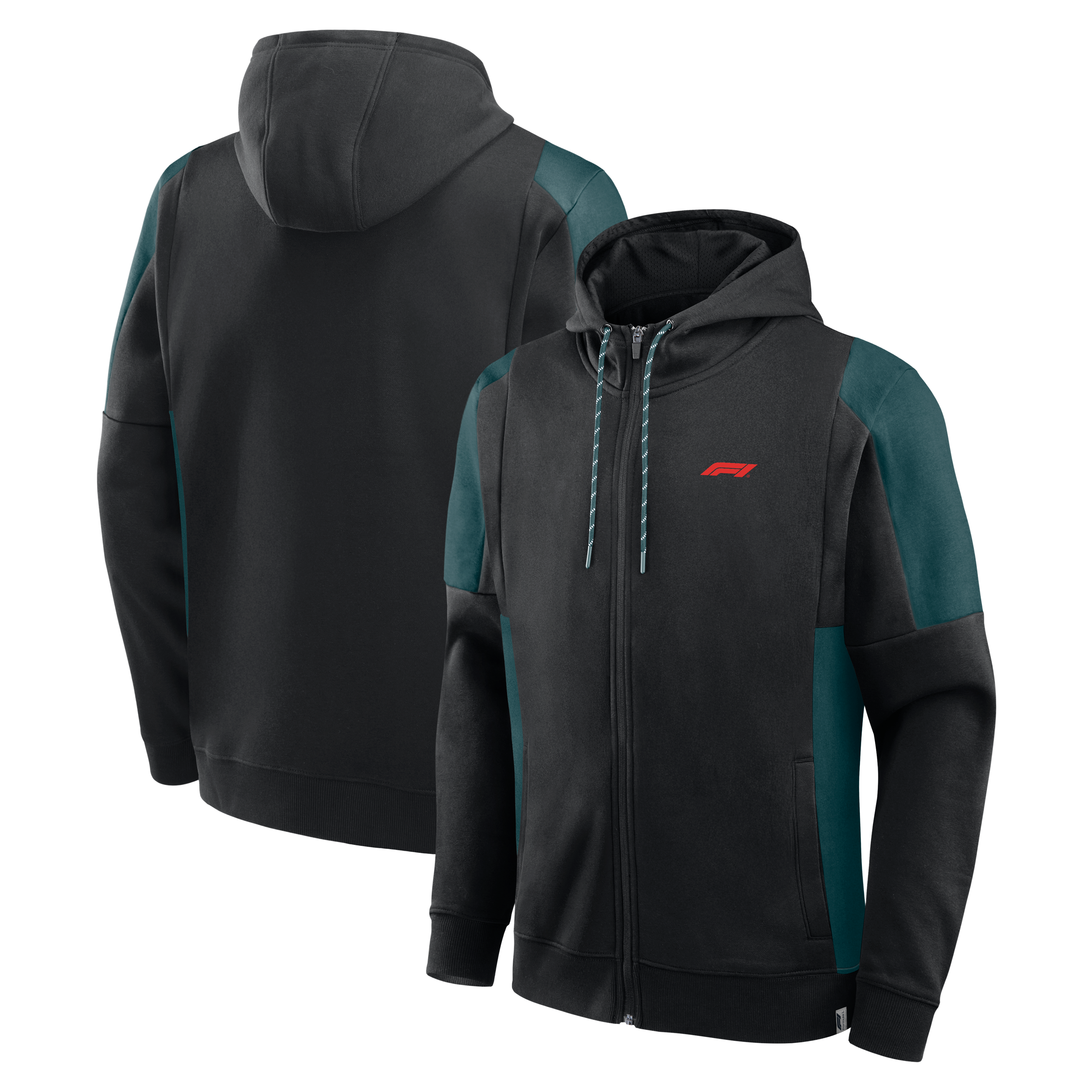 Men's Fanatics Black Formula 1 Classics Full-Zip Hoodie