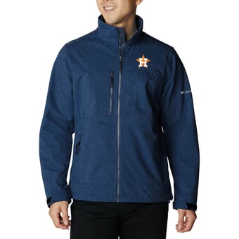 Men's Columbia  Navy Houston Astros Ascender II Full-Zip Jacket