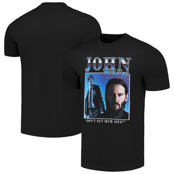 Men's Black John Wick  Graphic T-Shirt