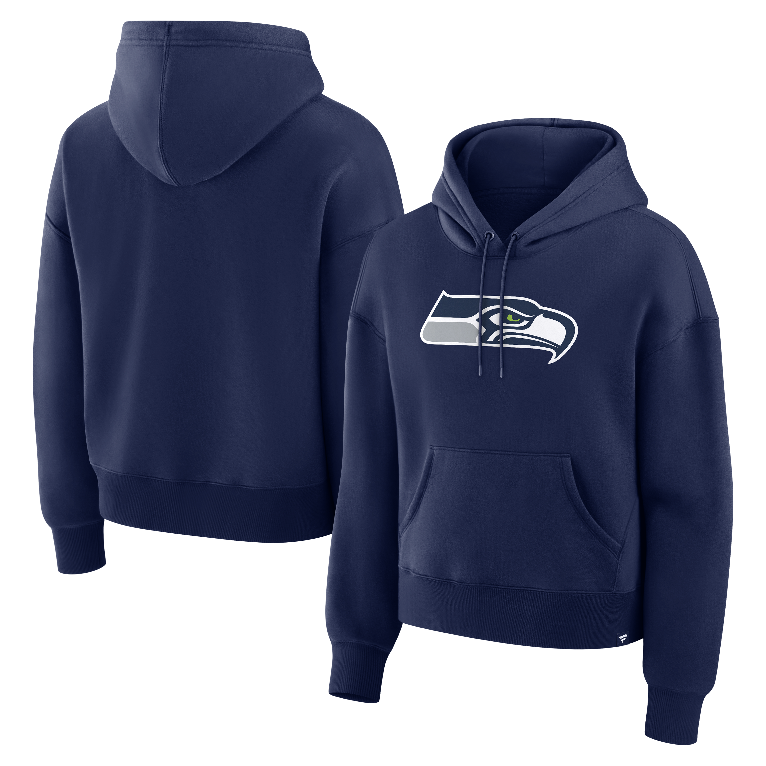 Women's Fanatics College Navy Seattle Seahawks Essential Legacy Hoodie