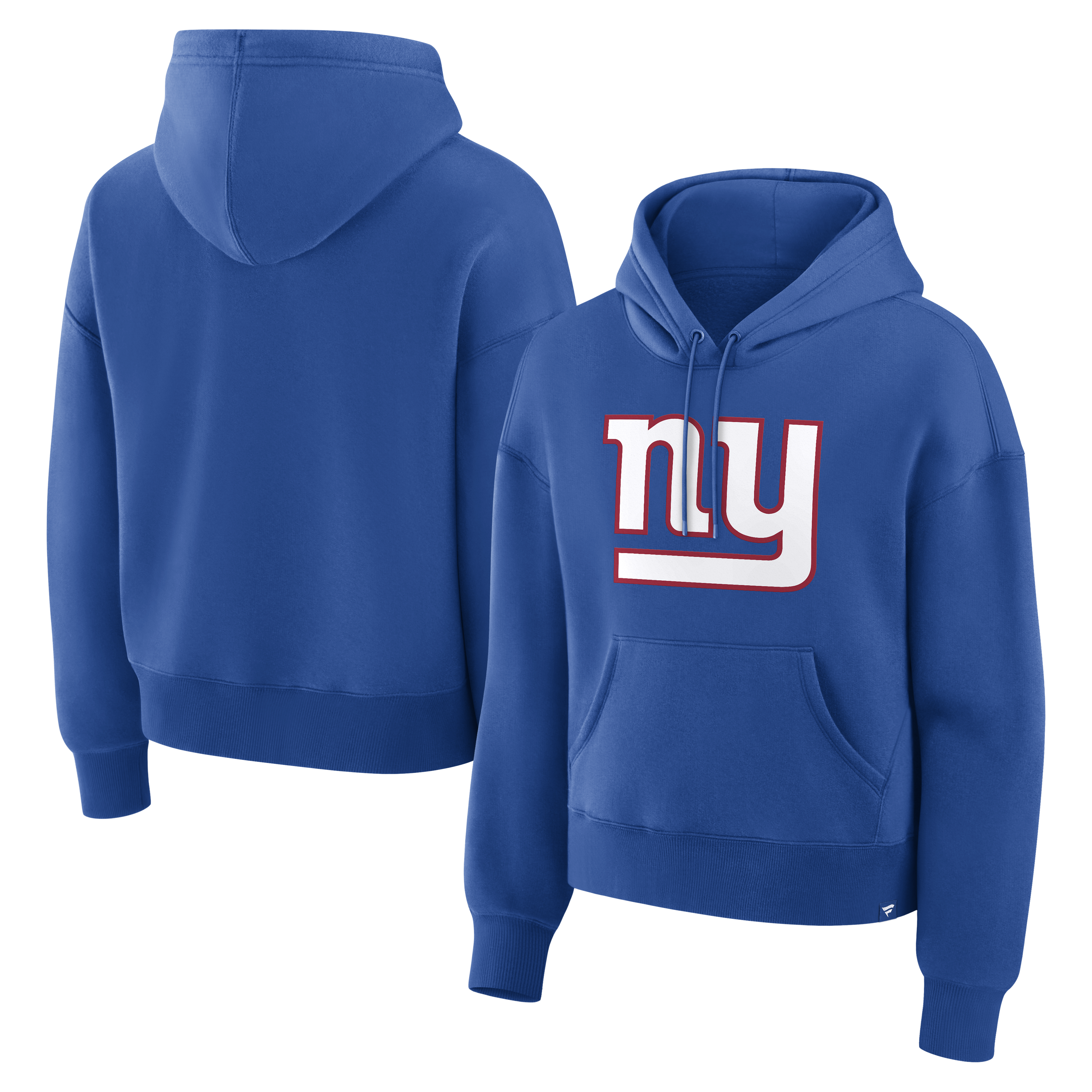 Fanatics Women's Royal New York Giants Relaxed High Hip Essential Legacy Hoodie - Royal