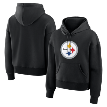 Women's Fanatics Black Pittsburgh Steelers Essential Legacy Hoodie