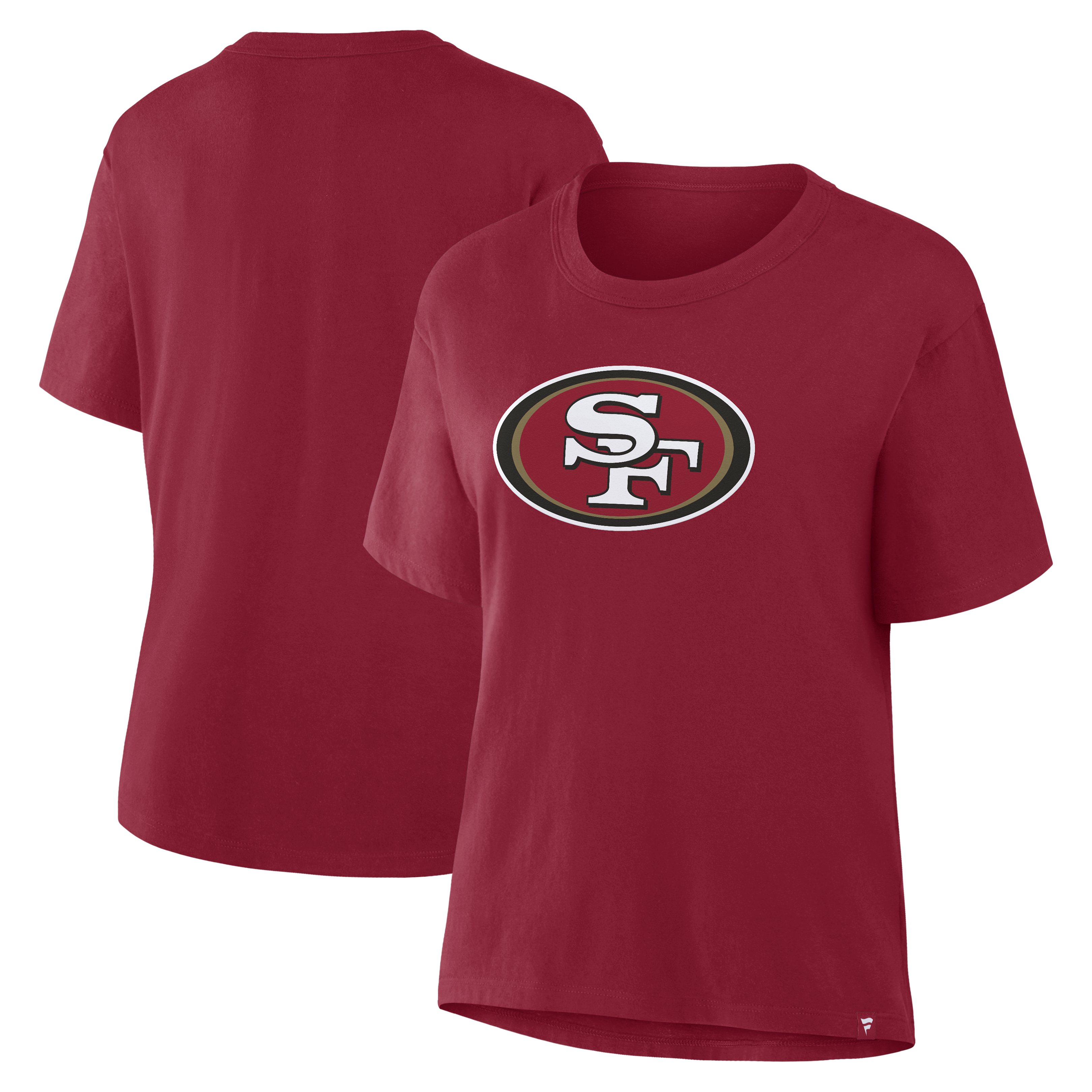 Women's Fanatics Scarlet San Francisco 49ers Essential Legacy T-Shirt