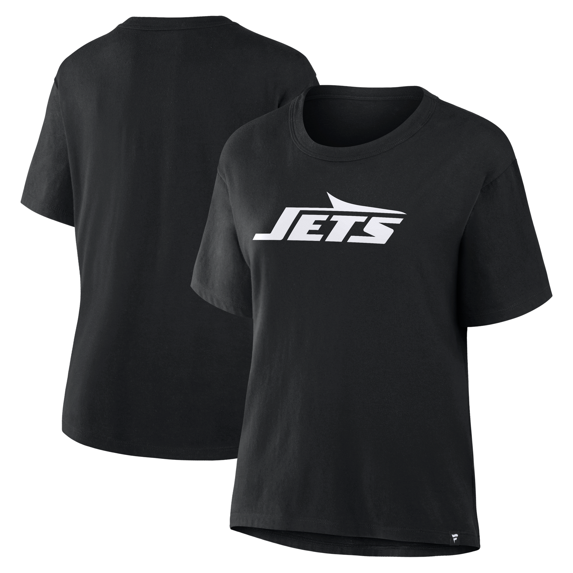 Women's Fanatics Black New York Jets Essential Legacy T-Shirt