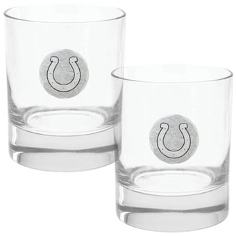 Indianapolis Colts Two-Piece 11oz. Rocks Glass Set