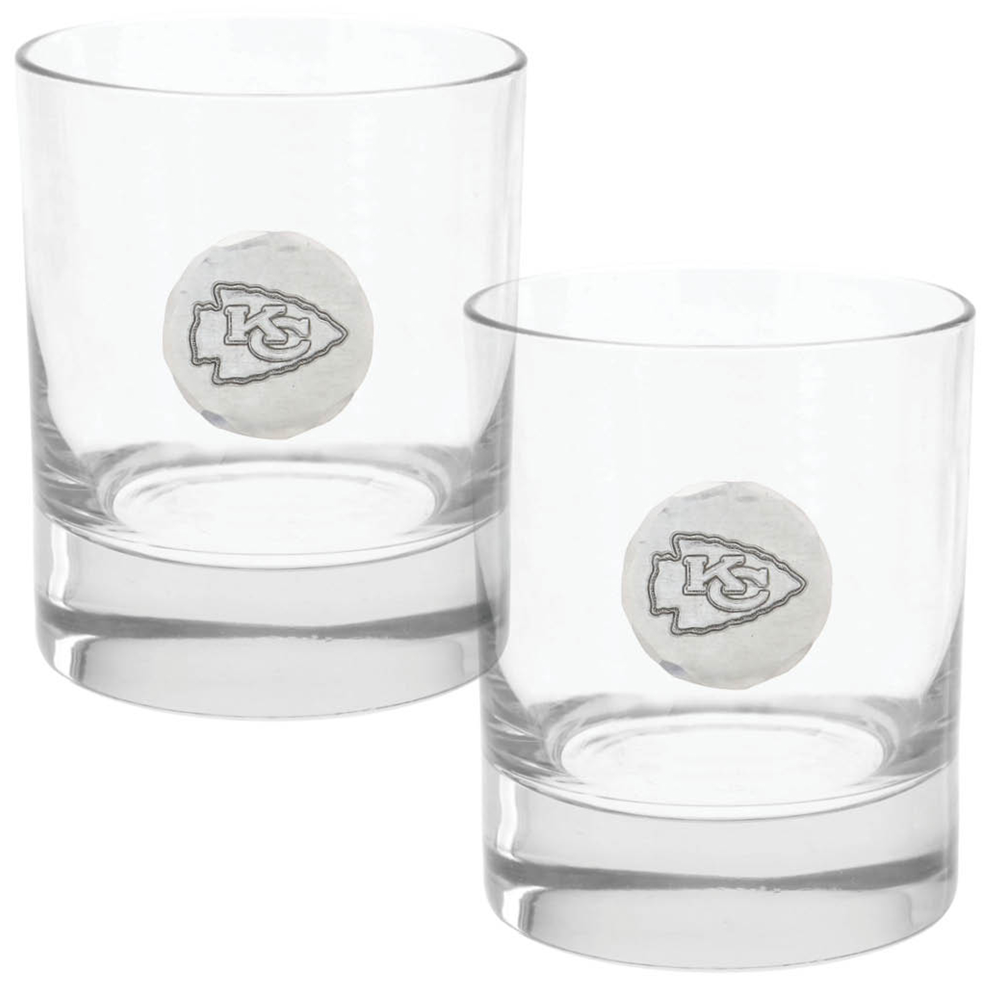 Kansas City Chiefs Two-Piece 11oz. Rocks Glass Set