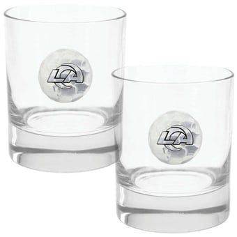 Los Angeles Rams Two-Piece 11oz. Rocks Glass Set