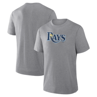 Men's Fanatics Heather Gray Tampa Bay Rays Play Tribute Tri-Blend T-Shirt