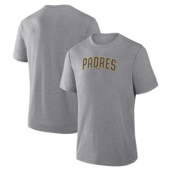 Men's Fanatics Heather Gray San Diego Padres Play Tribute Tri-Blend T-Shirt